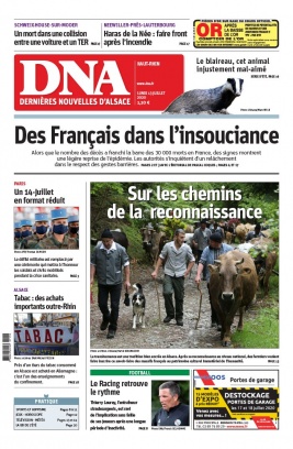 Les Dernières Nouvelles d'Alsace N°20200713 du 13 juillet 2020 à télécharger sur iPad
