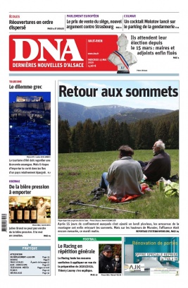 Les Dernières Nouvelles d'Alsace N°20200513 du 13 mai 2020 à télécharger sur iPad