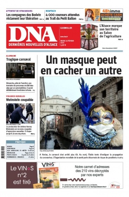 Les Dernières Nouvelles d'Alsace N°20200225 du 25 février 2020 à télécharger sur iPad