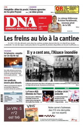 Les Dernières Nouvelles d'Alsace N°20200113 du 13 janvier 2020 à télécharger sur iPad