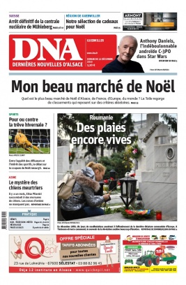 Les Dernières Nouvelles d'Alsace N°20191222 du 22 décembre 2019 à télécharger sur iPad