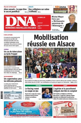 Les Dernières Nouvelles d'Alsace N°20191218 du 18 décembre 2019 à télécharger sur iPad