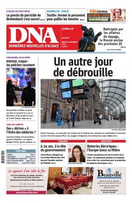 Les Dernières Nouvelles d'Alsace N°20191210 du 10 décembre 2019 à télécharger sur iPad