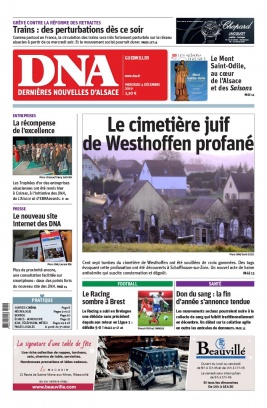 Les Dernières Nouvelles d'Alsace N°20191204 du 04 décembre 2019 à télécharger sur iPad
