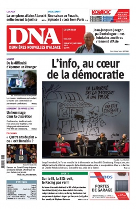 Les Dernières Nouvelles d'Alsace N°20191103 du 03 novembre 2019 à télécharger sur iPad