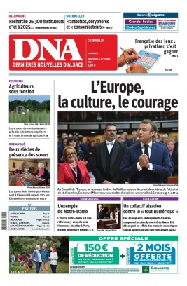 Les Dernières Nouvelles d'Alsace N°20191002 du 02 octobre 2019 à télécharger sur iPad