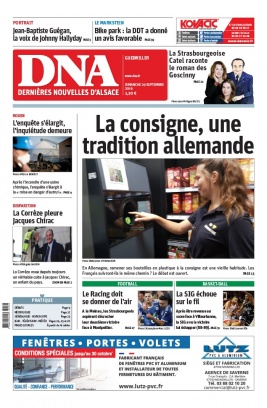 Les Dernières Nouvelles d'Alsace N°20190929 du 29 septembre 2019 à télécharger sur iPad
