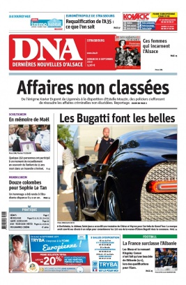 Les Dernières Nouvelles d'Alsace N°20190908 du 08 septembre 2019 à télécharger sur iPad
