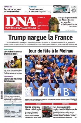 Les Dernières Nouvelles d'Alsace N°20190728 du 28 juillet 2019 à télécharger sur iPad