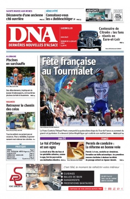 Les Dernières Nouvelles d'Alsace N°20190721 du 21 juillet 2019 à télécharger sur iPad