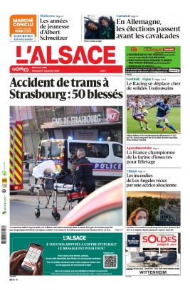 Lisez L'Alsace - Mulhouse du 12 janvier 2025 sur ePresse.fr