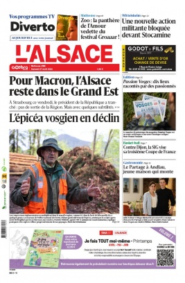 L'Alsace N°20240427 du 27 avril 2024 à télécharger sur iPad