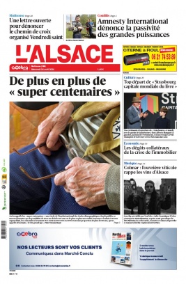 L'Alsace N°20240424 du 24 avril 2024 à télécharger sur iPad