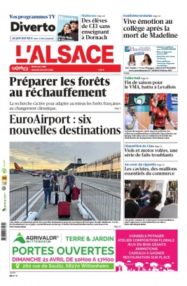 Lisez L'Alsace - Mulhouse du 20 avril 2024 sur ePresse.fr