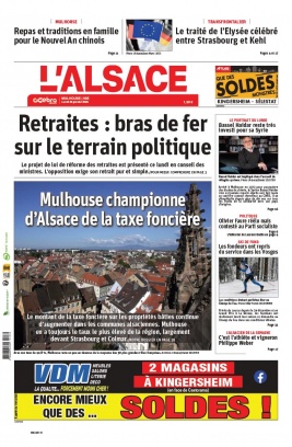 L'Alsace N°20230123 du 23 janvier 2023 à télécharger sur iPad