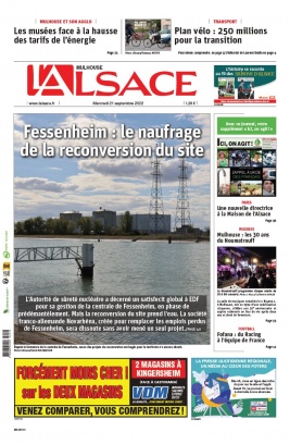L'Alsace N°20220921 du 21 septembre 2022 à télécharger sur iPad