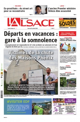 L'Alsace N°20220709 du 09 juillet 2022 à télécharger sur iPad