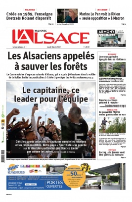 L'Alsace N°20220609 du 09 juin 2022 à télécharger sur iPad