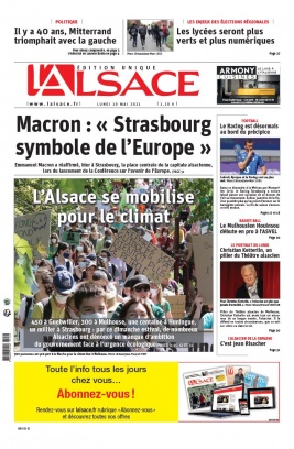 L'Alsace N°20210510 du 10 mai 2021 à télécharger sur iPad