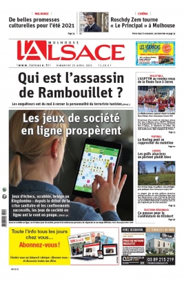 L'Alsace N°20210425 du 25 avril 2021 à télécharger sur iPad
