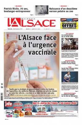 L'Alsace N°20210105 du 05 janvier 2021 à télécharger sur iPad