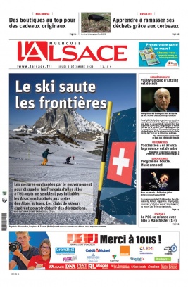 L'Alsace N°20201203 du 03 décembre 2020 à télécharger sur iPad