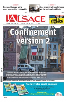 L'Alsace N°20201029 du 29 octobre 2020 à télécharger sur iPad