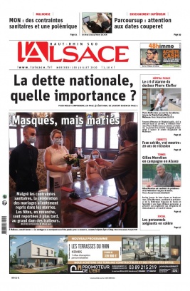 L'Alsace N°20200701 du 01 juillet 2020 à télécharger sur iPad