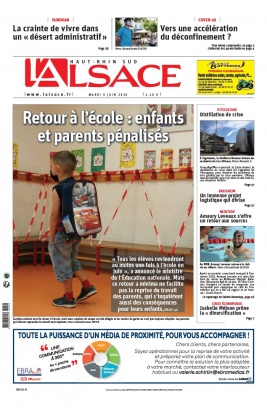 L'Alsace N°20200609 du 09 juin 2020 à télécharger sur iPad