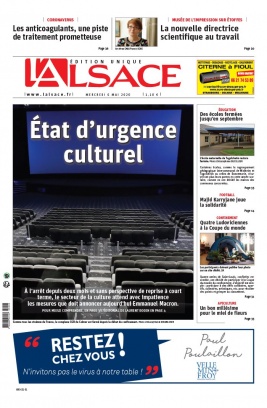 L'Alsace N°20200506 du 06 mai 2020 à télécharger sur iPad