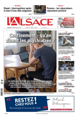 L'Alsace N°20200409 du 09 avril 2020 à télécharger sur iPad