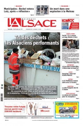 L'Alsace N°20200308 du 08 mars 2020 à télécharger sur iPad