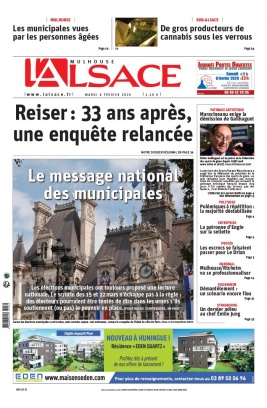 L'Alsace N°20200204 du 04 février 2020 à télécharger sur iPad