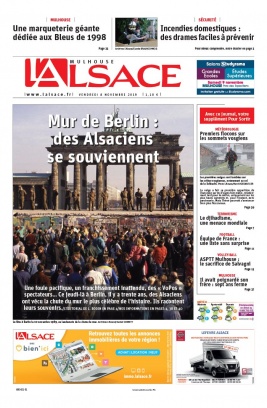 L'Alsace N°20191108 du 08 novembre 2019 à télécharger sur iPad