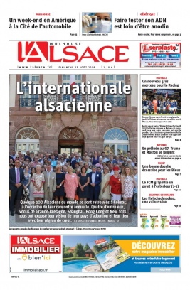 L'Alsace N°20190825 du 25 août 2019 à télécharger sur iPad