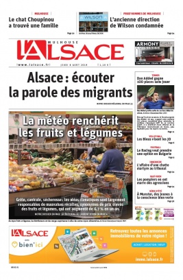 L'Alsace N°20190808 du 08 août 2019 à télécharger sur iPad