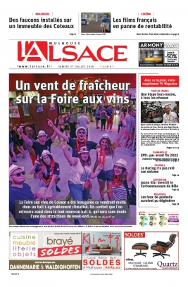 L'Alsace N°20190727 du 27 juillet 2019 à télécharger sur iPad