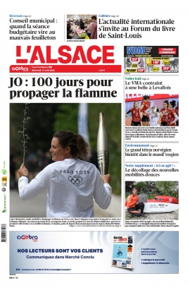Lisez L'Alsace - Saint-Louis / 3 frontières du 17 avril 2024 sur ePresse.fr