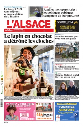 Lisez L'Alsace - Saint-Louis / 3 frontières du 29 mars 2024 sur ePresse.fr