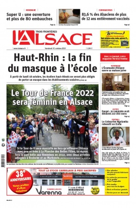 L'Alsace N°20211015 du 15 octobre 2021 à télécharger sur iPad