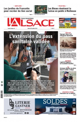 L'Alsace N°20210720 du 20 juillet 2021 à télécharger sur iPad