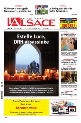 L'Alsace N°20210201 du 01 février 2021 à télécharger sur iPad