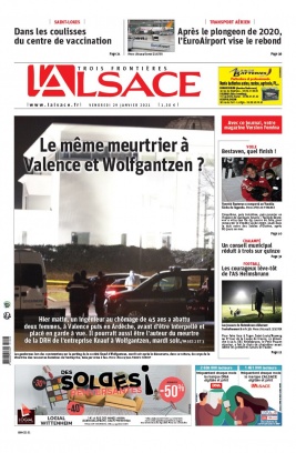 L'Alsace N°20210129 du 29 janvier 2021 à télécharger sur iPad