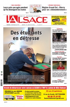 L'Alsace N°20210126 du 26 janvier 2021 à télécharger sur iPad