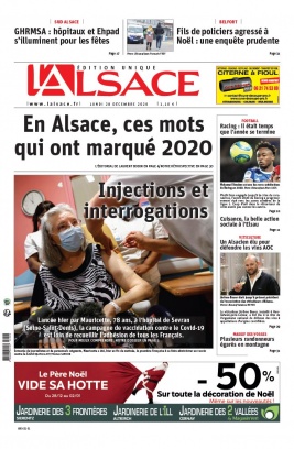 L'Alsace N°20201228 du 28 décembre 2020 à télécharger sur iPad