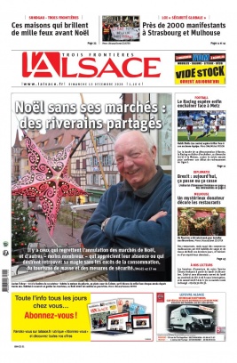 L'Alsace N°20201213 du 13 décembre 2020 à télécharger sur iPad