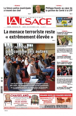 L'Alsace N°20200901 du 01 septembre 2020 à télécharger sur iPad