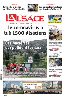 L'Alsace N°20200821 du 21 août 2020 à télécharger sur iPad