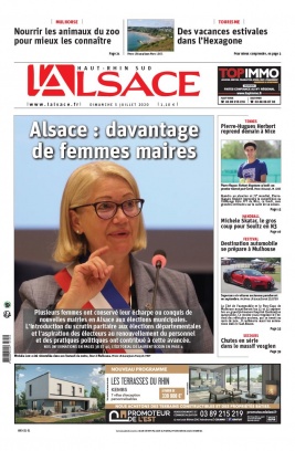 L'Alsace N°20200705 du 05 juillet 2020 à télécharger sur iPad