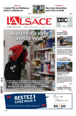 L'Alsace N°20200421 du 21 avril 2020 à télécharger sur iPad